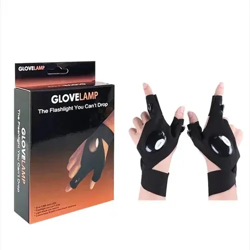 GUANTE CON DOS LAMPARA